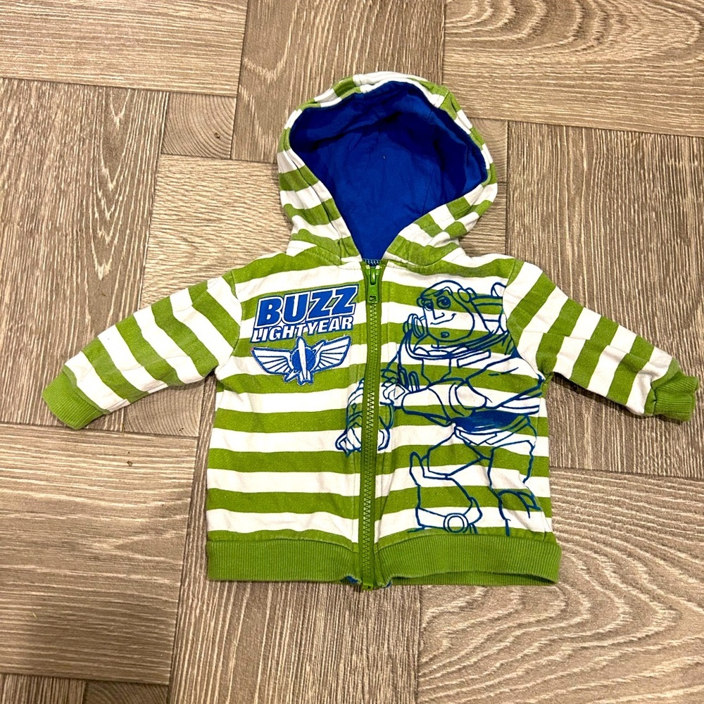 Toy Story buzz lightyear‎ zip up hoodie size 6 months